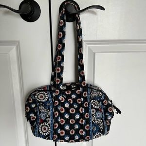 Vera Bradley Quilted Mini Duffel in Night Owl